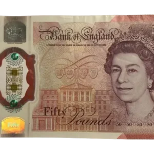 Prop Money £50 Pound Note